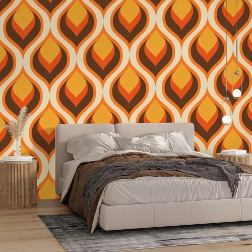 Papier peint  Texture de style rétro tendance