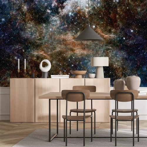 Papier peint  Hubble views galaxy and nebula. Elements of this image furnished by NASA