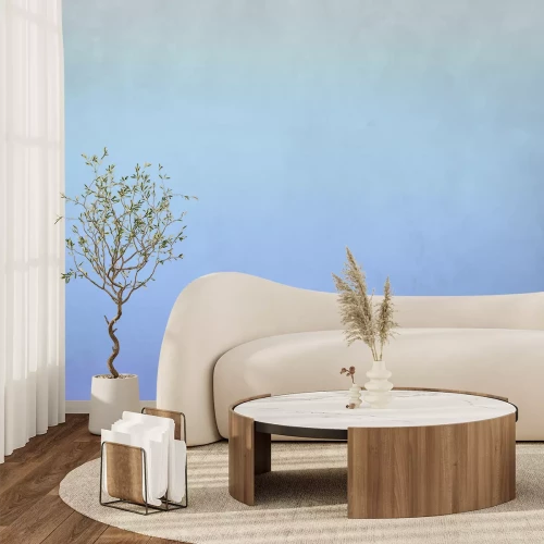 Papier peint  Dégradé nuances de bleu