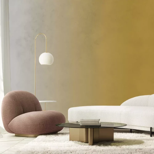 Papier peint  Moutarde ombre