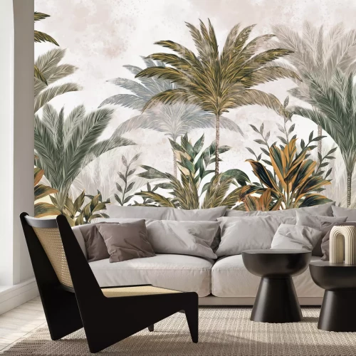 Papier peint  La jungle version vintage