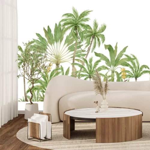 Sticker  Arbres verts tropicaux