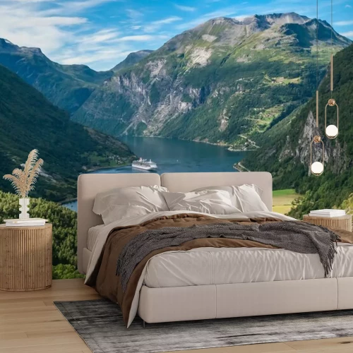 Papier peint  Fjords en Norvège