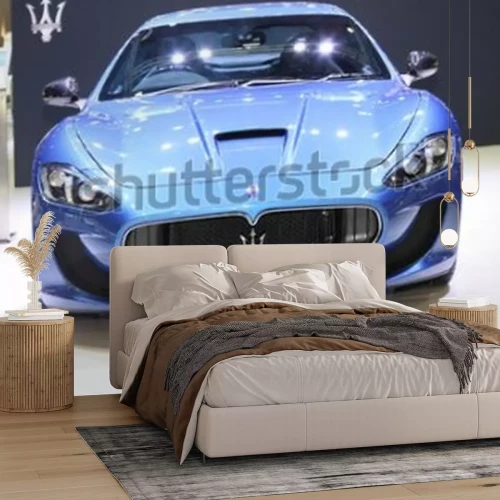 Papier peint  BANGKOK - November 28: Image zoom of Maserati car on display at The Motor Expo 2014 on November 28, 2014 in Bangkok, Thailand.