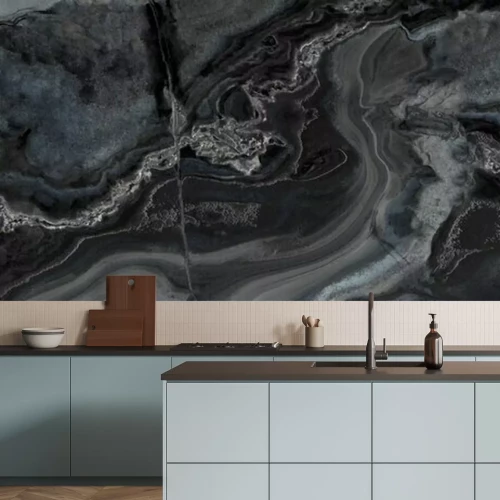 Papier peint  Texture onyx noir