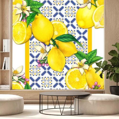 Sticker  Motif de carreaux méditerranéens