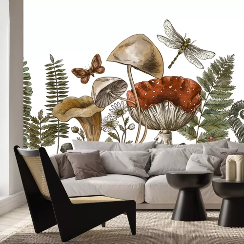 Sticker  Champignons forestiers