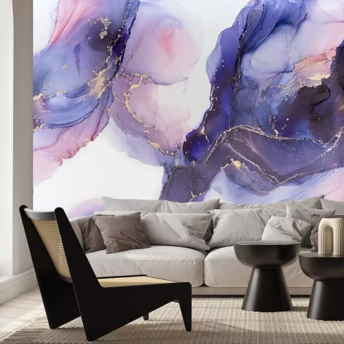 Papier peint  Violet indiscipliné