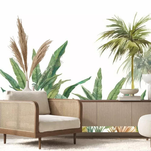 Sticker  Cime des arbres exotiques