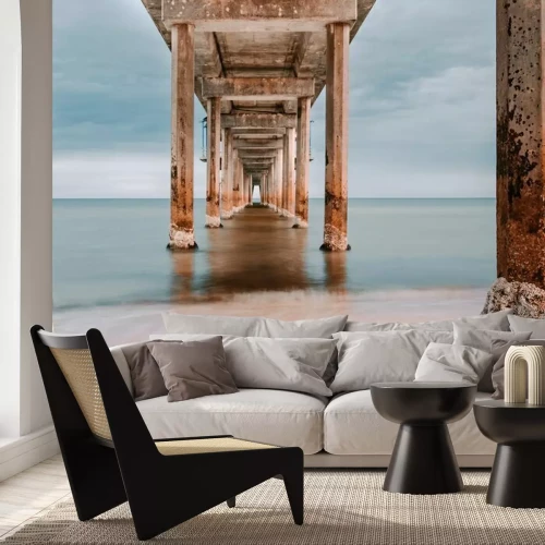 Papier peint  Wooden jetty at Brighton Beach