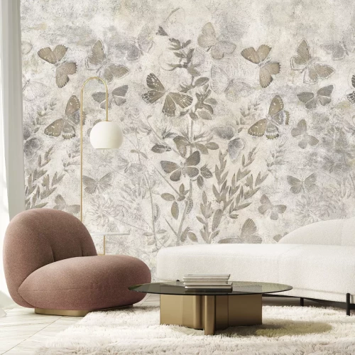 Papier peint  La nature par temps nuageux