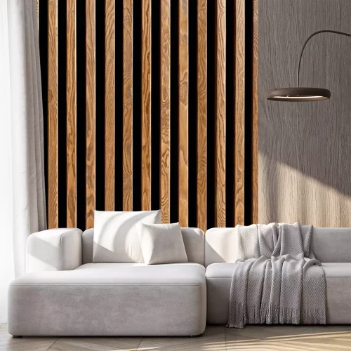 Sticker  Motif tendance lattes de bois