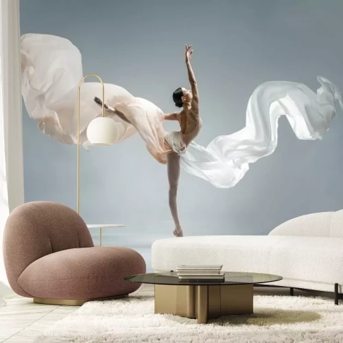 Papier peint  Ballerine dans une pose artistique
