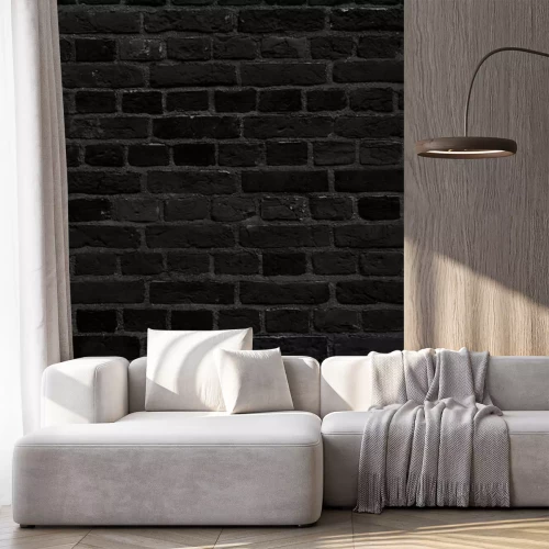 Sticker  Motif briques noires