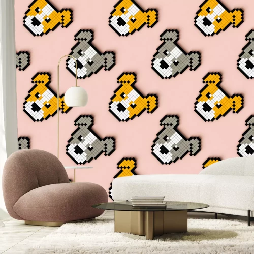 Papier peint  Pixelated dogs