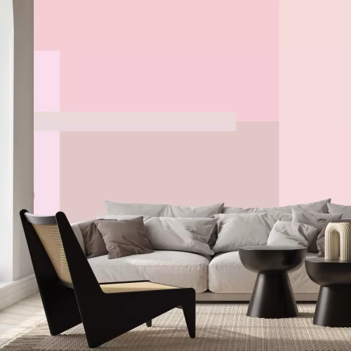 Papier peint  Carrés de blocs de couleur pastel