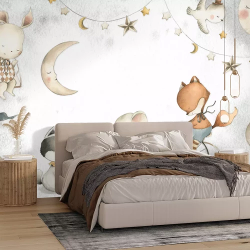 Papier peint  Animaux de conte de fées dans un cirque