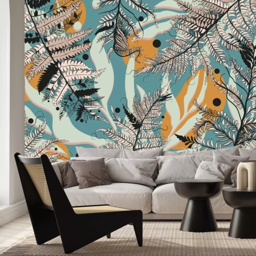 Papier peint  Orient de fougère