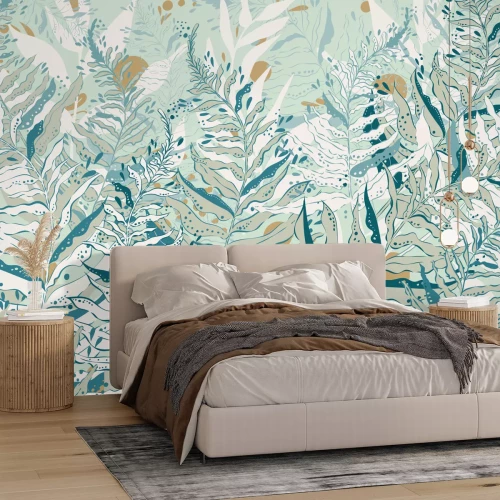 Papier peint  Fougères love green
