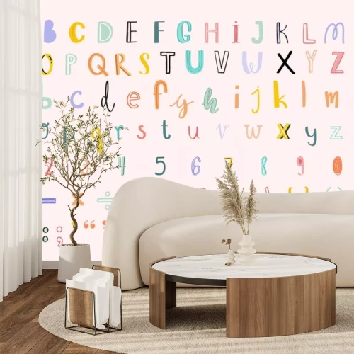 Sticker  Joyeux alphabet coloré