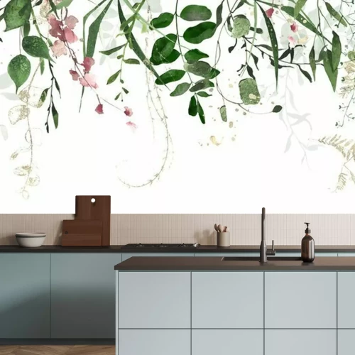 Sticker  Feuilles d'acacia pendantes