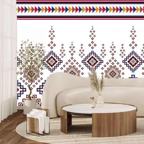 Sticker  Motif géométrique aztèque