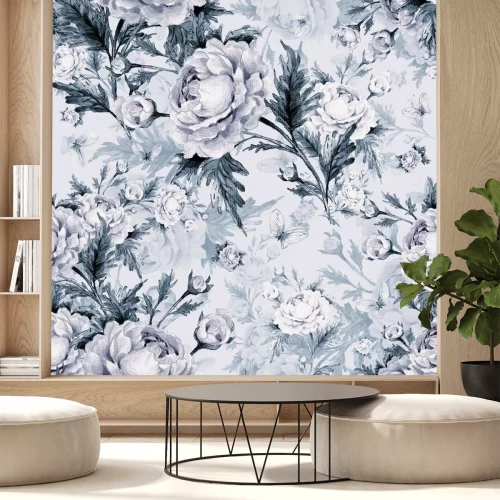 Sticker  Fleurs vintage shabby chic