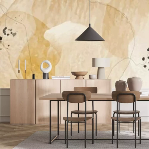 Papier peint  L'abstraction dans les tons de terre