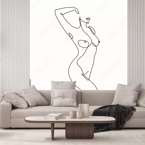 Papier peint  Silhouette féminine