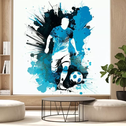 Sticker  Football dribble