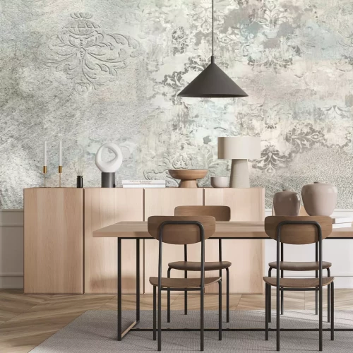 Papier peint  Motif ornemental sur le mur