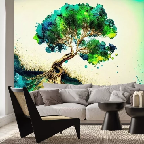 Sticker  Arbre d'or magique