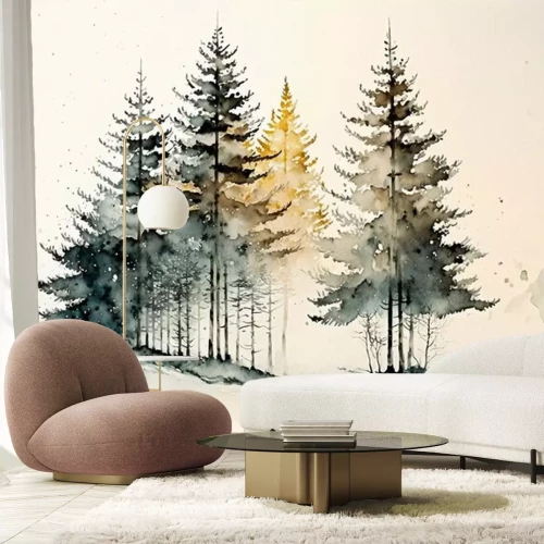 Sticker  Les arbres au loin