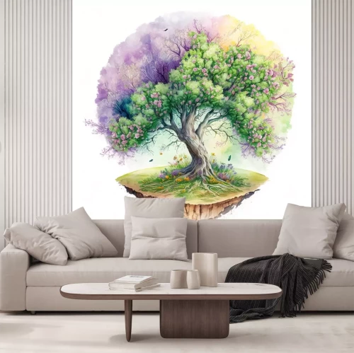 Sticker  La magie de l'arbre de printemps