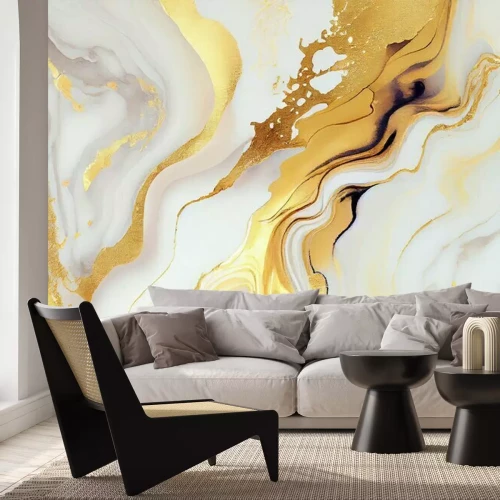 Papier peint  Abstraction de couleur élégante