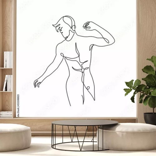 Papier peint  Silhouette masculine