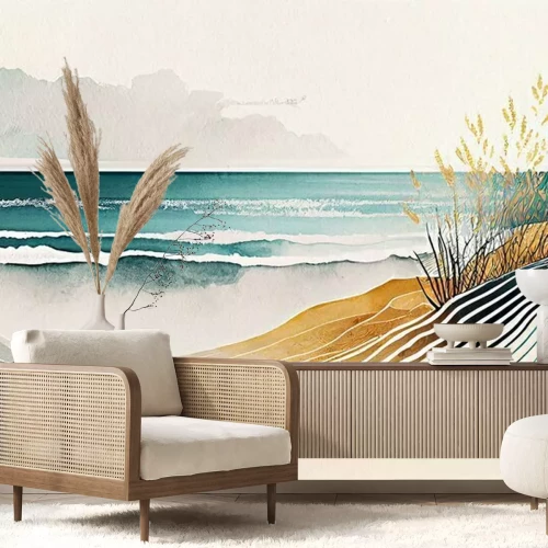 Sticker  Paysage marin en été