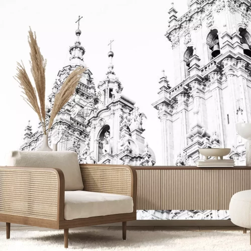 Papier peint  Cathédrale de Saint Jacques de Compostelle