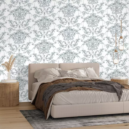 Papier peint  Ornements feuillus