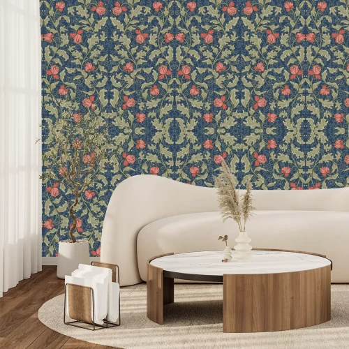 Papier peint  Roses vintage