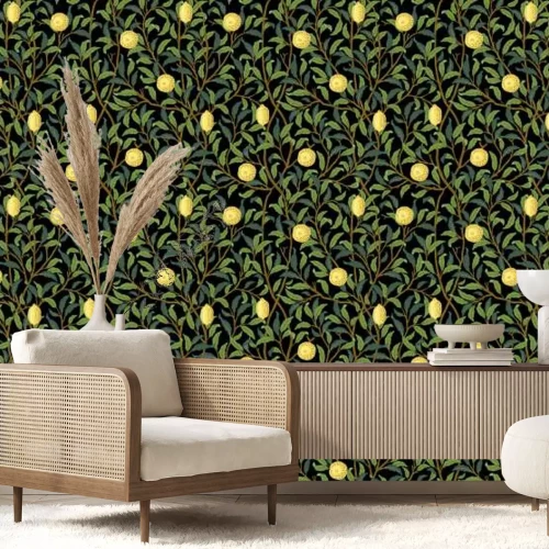 Papier peint  Forêt de citron