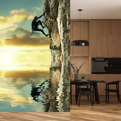 Papier peint  Escalade extrême sur les rochers