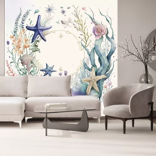 Sticker  Les couleurs du monde sous-marin