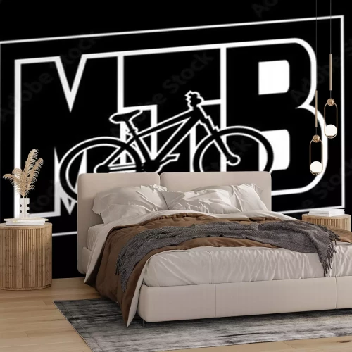 Sticker  Symbole de vélo de montagne