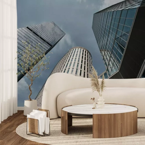 Papier peint  Warszawa wieżowce centrum/ Warsow towers