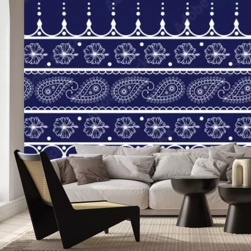 Sticker  Motif d'ornement cachemire classique