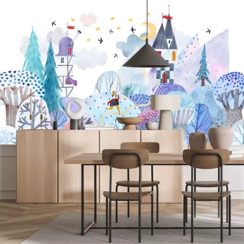 Sticker  Un pays magique pour les enfants