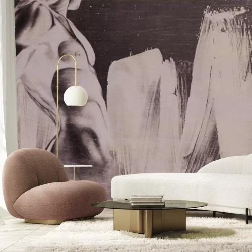 Papier peint  Fresque avec un homme sportif