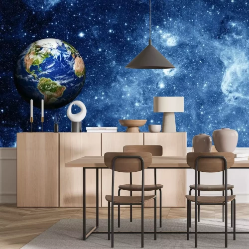 Papier peint  La planète Terre dans l'espace
