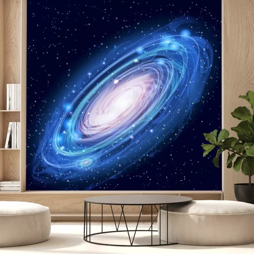 Papier peint  Grande galaxie sur fond d'espace
